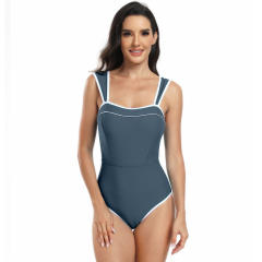 Sexy One Piece Vintage Swimwear Retro Swim Wear For Women PQ24093B