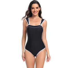 Sexy One Piece Vintage Swimwear Retro Swim Wear For Women PQ24093B