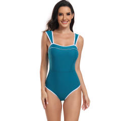 Sexy One Piece Vintage Swimwear Retro Swim Wear For Women PQ24093B