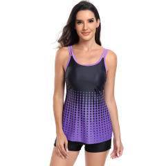 2024 Swimming Wear European Swimsuit Women's Gradient Color Swimwear PQ24079