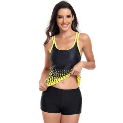 2024 Swimming Wear European Swimsuit Women's Gradient Color Swimwear PQ24079