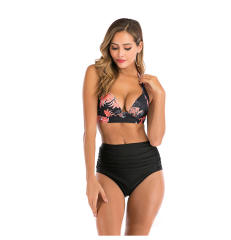 Wholesale Women Floral Bikinis Push Up Swimwear Sexy Beachwear PQ-FRW-02B