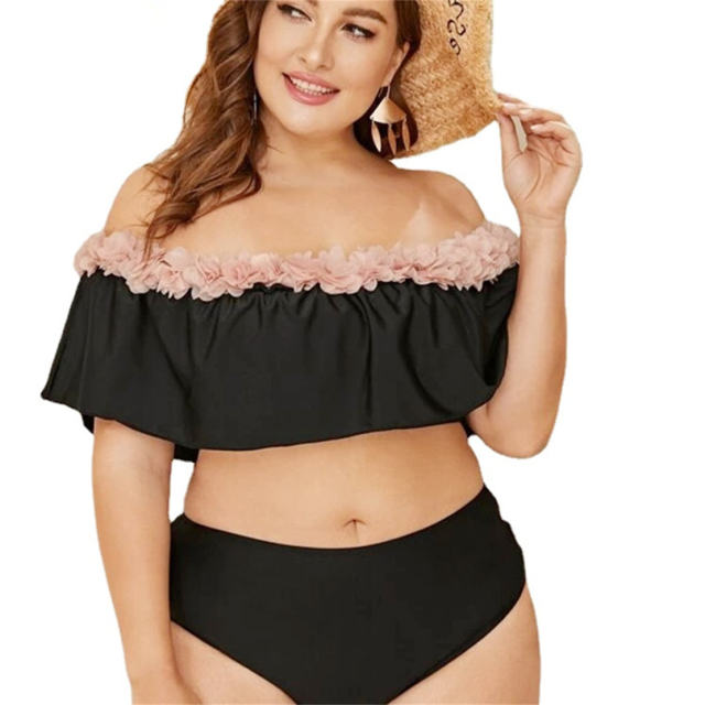 Wholesale Women Floral Bikinis Plus Size Swimwear Sexy Beachwear PQ38489