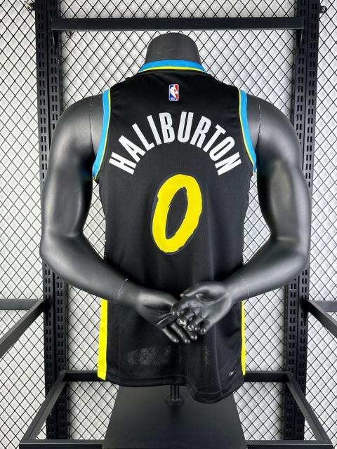Tyrese Haliburton Fan Apparel Indiana Pacers City Edition Basketball Kits PQ-TH020