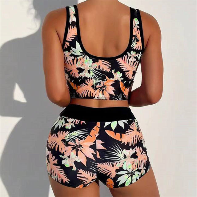 Wholesale Women Tank Tops Bikinis Sexy Beachwear Push Up Swimwear PQ2406