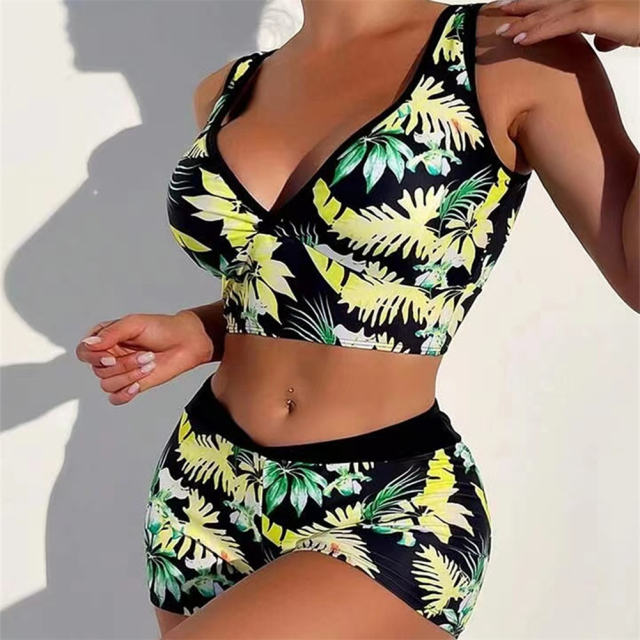 Wholesale Women Tank Tops Bikinis Sexy Beachwear Push Up Swimwear PQ2406