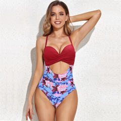 Wholesale Monokini One Piece Swimsuit Vintage Bathing Suit Beach Wear PQ-GM222026