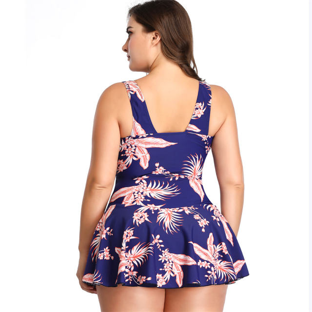 Woman Vintage Swimwear Wholesale Floral Swimming Dresses PQ-GM1915