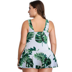 Woman Vintage Swimwear Wholesale Floral Swimming Dresses PQ-GM1915