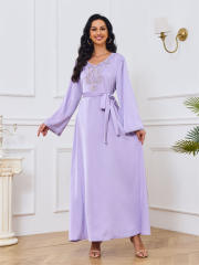 Muslim Day Dress For Women Dubai Simple Evening Dresses PQ-MT033