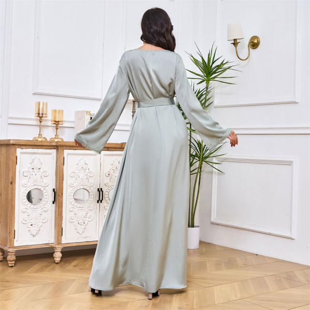 Muslim Day Dress For Women Dubai Simple Evening Dresses PQ-MT033