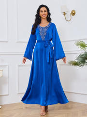 Muslim Day Dress For Women Dubai Simple Evening Dresses PQ-MT033