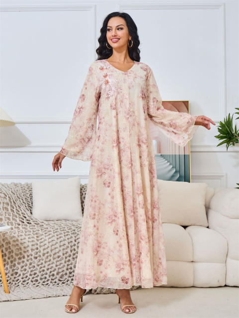 Arabs Robe Muslim Evening Dresses Wholesale Women Dress PQ-MT137
