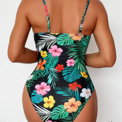 Floral Monokini One Piece Swimsuit Woman Wholesale Beachwear PQ-MT0132