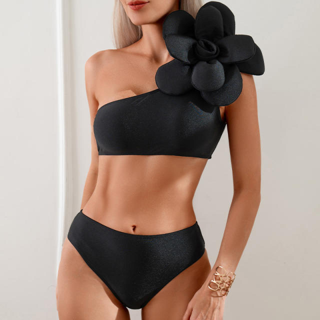Three-dimensional Thickened Flowers Bikinis Women Wholesale Swimwear PQ2408