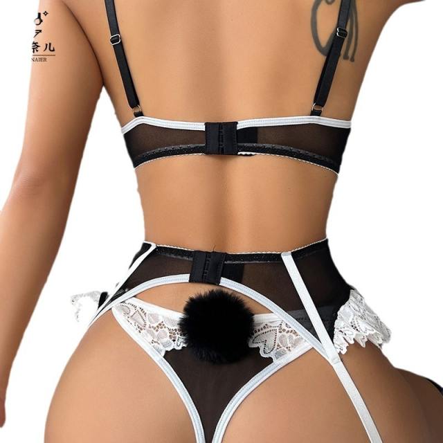 Women Lace Bra Sets Wholesale Sexy Lingerie Sleepwear PQ8015