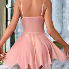 Wholesale Lace Valentine Sleepwear Babydoll Lingerie For Women PQ5219
