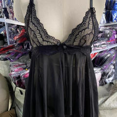 Wholesale Valentine Lace Sleepwear Babydoll Lingerie For Women PQ5218