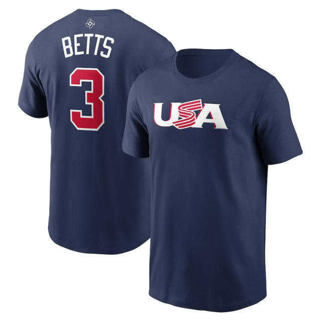 Kyle Schwarber T-shirt USA No 12 Baseball Tops WBC Fan Apparel PQ-BA1001