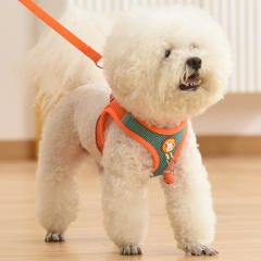 Dog Leash Small Dog Vest Teddy Bichon Breathable Chest Harness PQ888