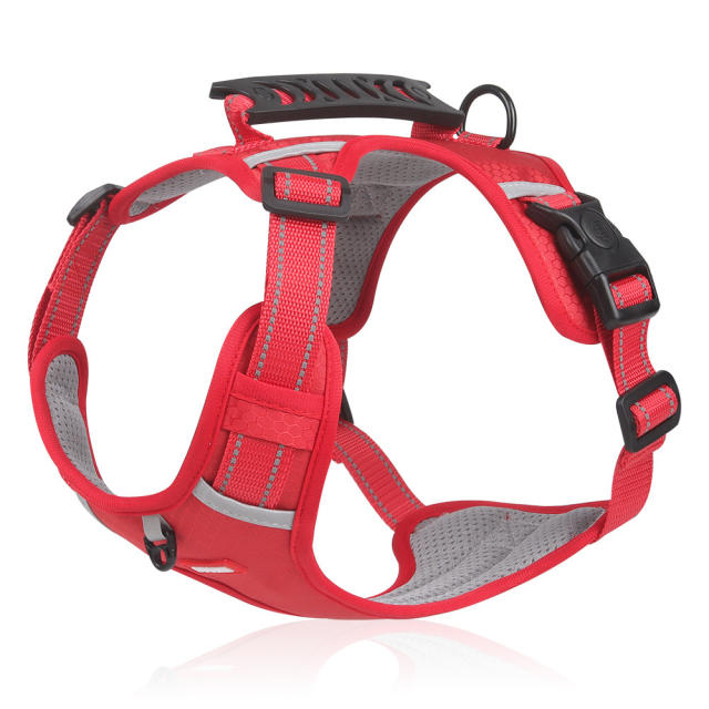 Small-Sized Adjustable Harnesses Vest Dog Leash Dog Walking Leashes PQ524