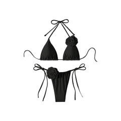 Wholesale Floral Bikinis For Women Low Waist Swimwear PQ1663
