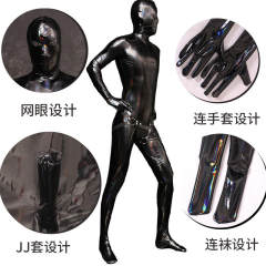 Symphony Latex Ammonia Jumpsuit Sexy PU Catsuit For Men PQ-B13