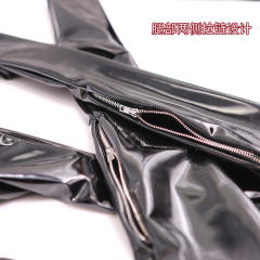 Woman Wetlook Latex Ammonia Jumpsuit Wholesale PU Catsuit PQ-GQ31