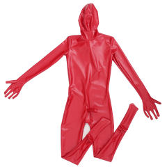 Men Oil Latex Ammonia Jumpsuit Wholesale PU Catsuit PQ-B06
