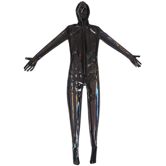 Symphony Latex Ammonia Jumpsuit Sexy PU Catsuit For Men PQ-B13