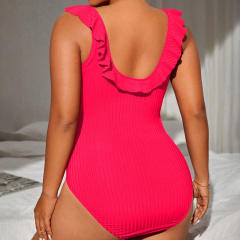 Vintage One-Piece Swimsuits Woman Plus Size Swimwear Retro Beachwear PQ23171