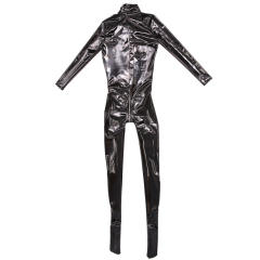 Woman Wetlook Latex Ammonia Jumpsuit Wholesale PU Catsuit PQ-GQ31