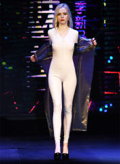 Woman Rubber Catsuit Wholesale Wetlook Latex Ammonia Jumpsuit PQ-GQ22