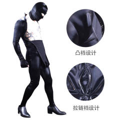 Men Oli Latex Ammonia Catsuit Wholesale PU Fetish Jumpsuit PQ-B23