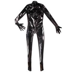 Woman Wetlook Latex Ammonia Catsuit Wholesale PU Jumpsuit PQ-GQ28