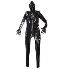 Latex Ammonia Jumpsuit For Woman Wetlook Rubber Catsuit Fetish Wear PQ-B21