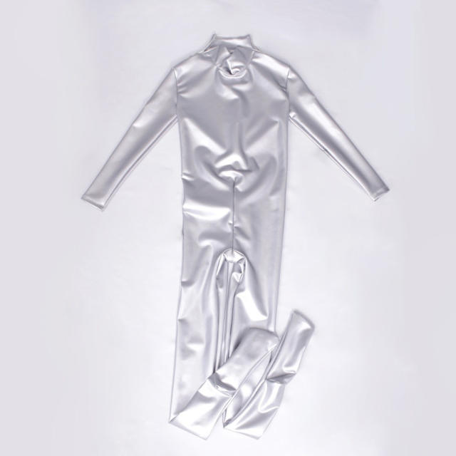 Latex Ammonia Fetish Wear Sexy Jumpsuit Woman Wetlook Rubber Catsuit PQ-B04