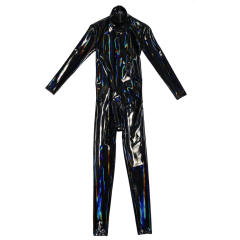 Symphony Latex Ammonia Jumpsuit Fetish Wear Sexy PU Catsuit For Men PQ-B08