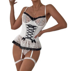 Sexy Maid Lingerie Cosplay Uniform Women Carnival Maid Costume PQ3602