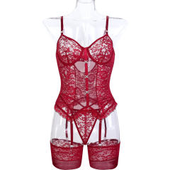 Women Sexy Bustiers Teddies Lingerie Wholesale Lace Underwear PQ3618