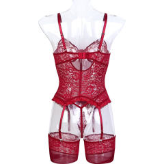 Women Sexy Bustiers Teddies Lingerie Wholesale Lace Underwear PQ3618