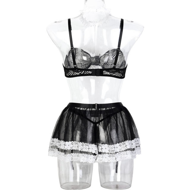 Sexy Maid Cosplay Uniform Women Carnival Maid Costume PQ3567