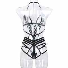 Women Sexy Bandage Teddies Lingerie Wholesale Hollow Underwear PQ3561