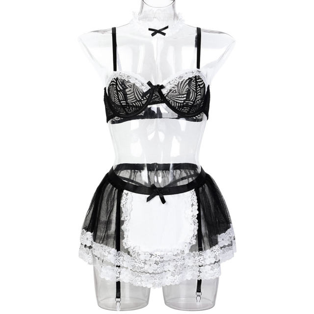 Sexy Maid Cosplay Uniform Women Carnival Maid Costume PQ3567
