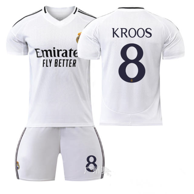 24-25 Real Madrid Ronaldo Football Fan Apparel Mbappe Soccer Jersey PQ2425