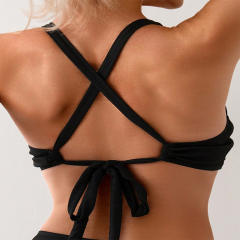 Wholesale Criss Cross Bikinis For Women Low Waist Swimwear PQ2532