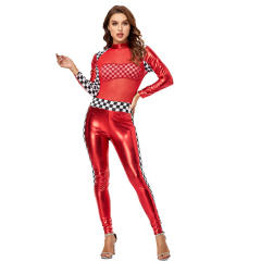 Carnival Motorcycle Suit Cosplay Overalls Game Racing Uniform PQ-N185