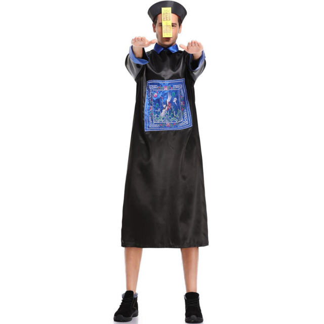 Qing Dynasty Ancient Costumes Ghost Zombie Outfit Halloween Fancy Dress PQ-63