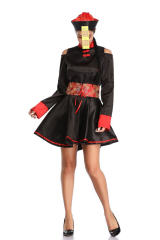 Chinese Jiang Shi Costume Qing Dynasty Official Uniform Zombies Cosplay Outfits PQ81029