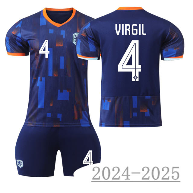 2024 UEFA Netherlands National Soccer Jersey Memphis Away Football Fan Apparel PQ-NE555
